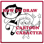 Cover Image of Herunterladen How To Draw Cartoon : PowerGirls - Oddparents 1.0 APK