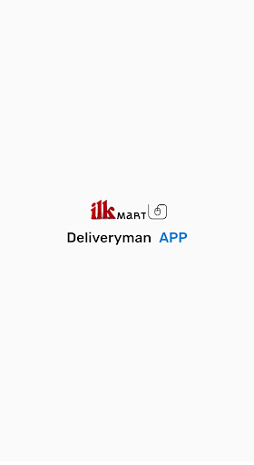 Android application ilkMart for Deliveryboy screenshort