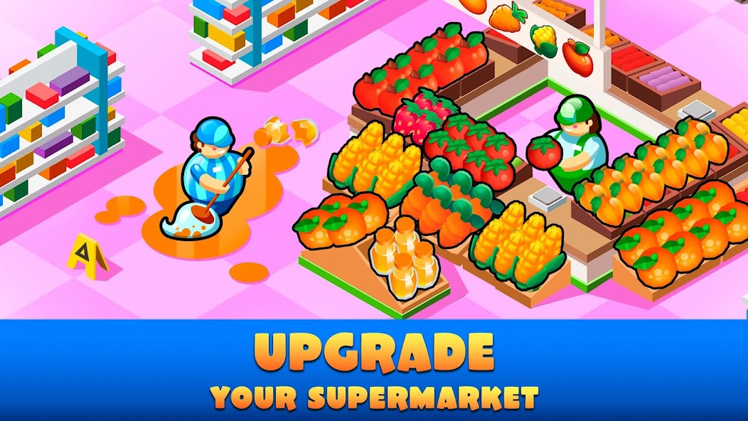 Idle Supermarket Tycoon - Shop 3.2.5 APK + Мод (Unlimited money) за Android