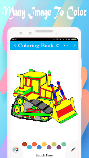 Construction Vehicles Coloring