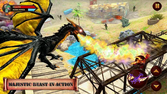ドラゴン軍の戦争ゲーム：軍事射撃ゲーム