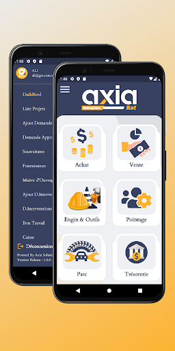 axiaBat Entreprise Mobile Screen 3