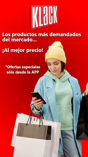 Android application Klack: Compras Online screenshort
