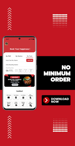 Android application RailFeast-Order Food in Train screenshort