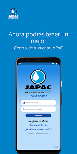 Android application Japac screenshort