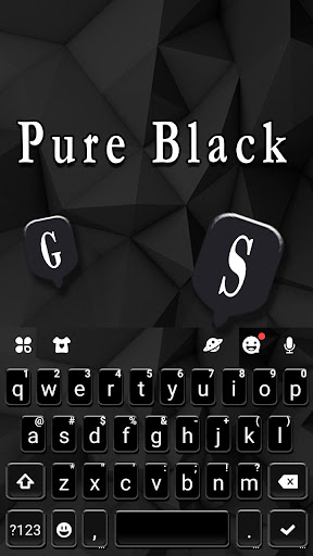 تطبيق الكيبورد Pure Black برو4