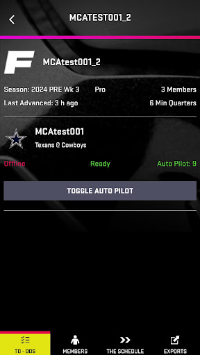 Screenshot of Madden NFL 25 Companion