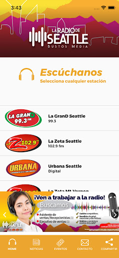Android application La Radio de Seattle screenshort