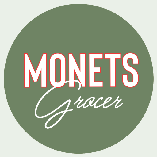 Monets Grocer logo