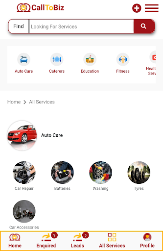 CallToBiz - B2B Marketplace Screen 3