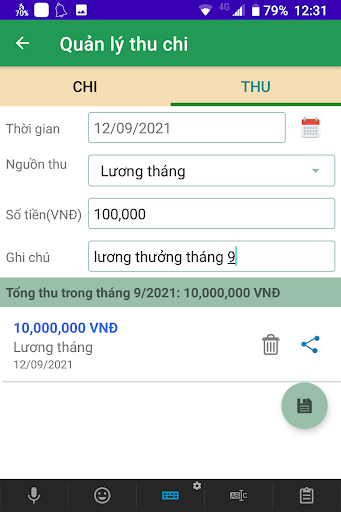 Butachi-Quản lý chi tiêu hiệu