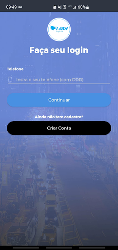 Android application Flash Motos - Entregador screenshort