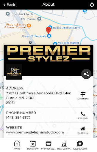 Premier Stylez Hair Studio Screenshot 3 - AppWisp.com