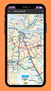 Amsterdam Metro & Tram Map