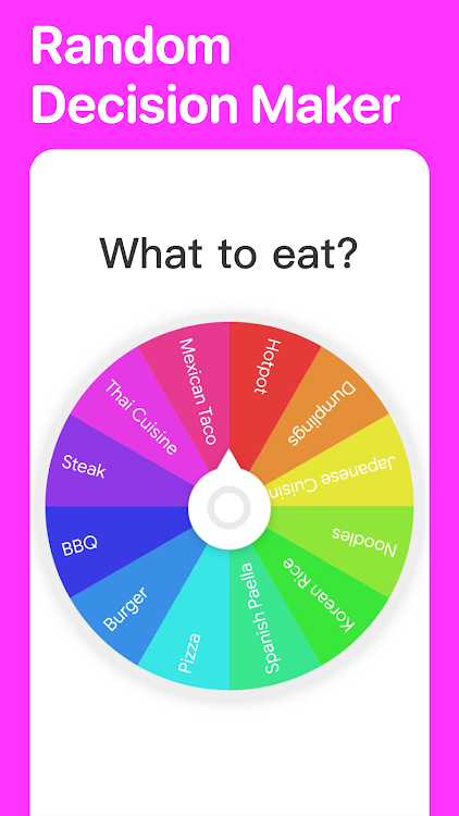 Spin The Wheel-Random Decision - 1.1.7 - (Android)