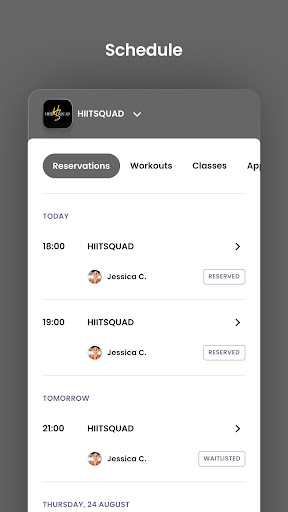 HIITSQUAD Screen 3