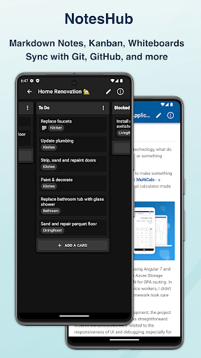 Android application NotesHub: Notes, Kanban Boards screenshort