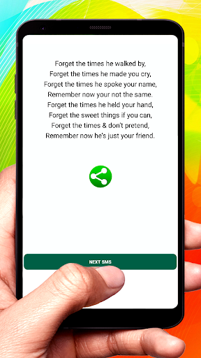 Forget SMS Text Message Screen 3