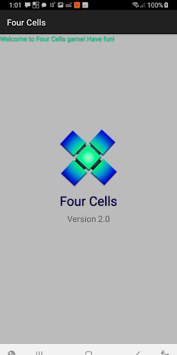 Android application Four Cells (Lights Out) screenshort