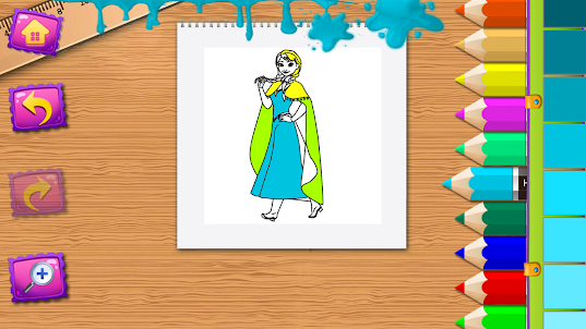 Princess Coloring Color Book