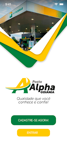 Android application Posto Alpha Goiânia screenshort