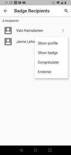 Open Badge Passport Screen 2
