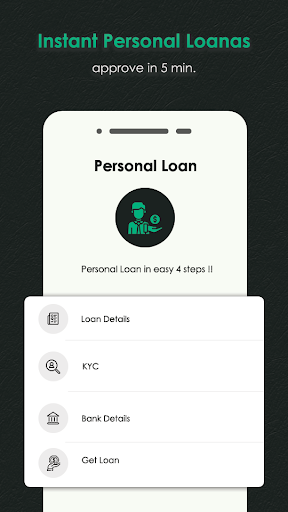 Instant personal loan Guide screen 1