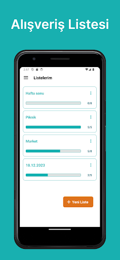 Alışveriş Listesi - Listset Screen 3