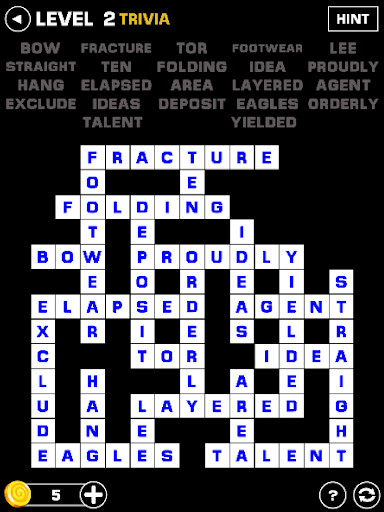 Free Fill-Ins Crossword