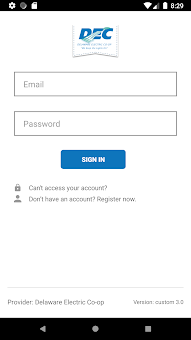 DEC Connect screenshot 1