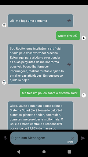 Robito - AI Chat Screen 2
