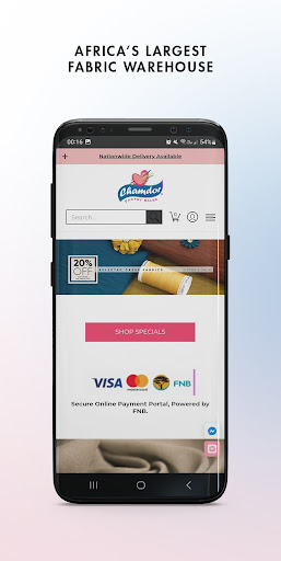 Android application Chamdor Faktry Sales screenshort