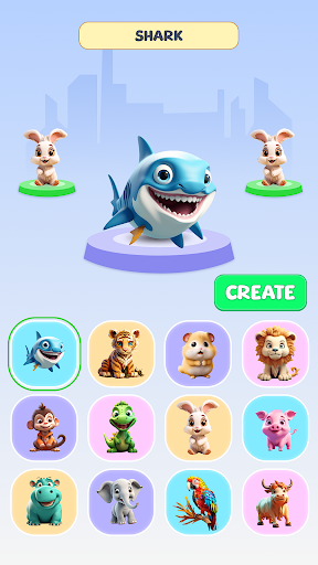 Animals Merge Puzzle Screen 2