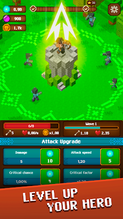 Game screenshot Pixel guard: タワーディフェンス&rpgゲーム mod apk