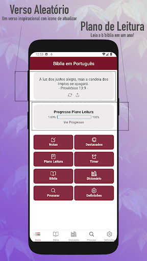 Android application Portuguese Bíble screenshort