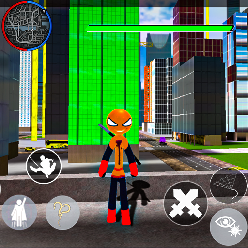 Stickman Spider Hero Game