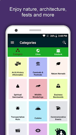 Android application Tanzania Travel & Explore, Off screenshort