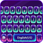 Purple Glow Keyboard Theme Apk