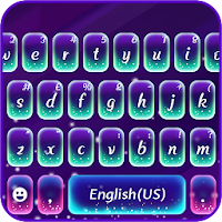 Тема для клавиатуры Purple Glow