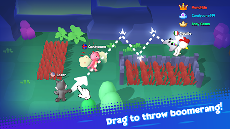 Boomerang War.io- Throw Game