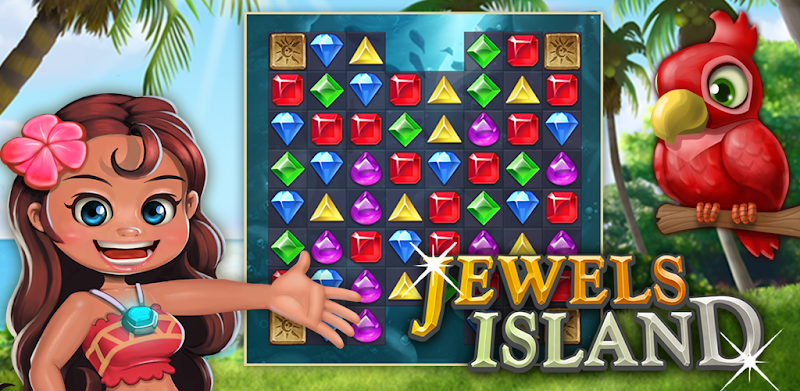 Jewels Island : Match 3 Puzzle