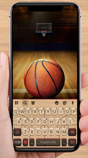 Android application Basketball Court Keyboard Back screenshort