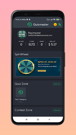 Quiz Master Screen 2