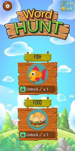 Android application Word Hunt screenshort