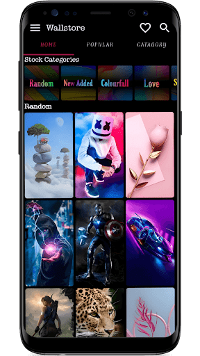 Android application Wallstore - HD Wallpapers 4K screenshort