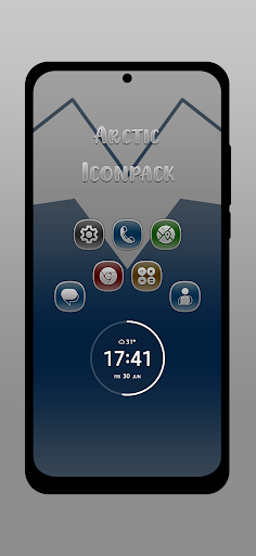 Android application Arctic Colors Icon Pack screenshort