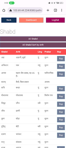 Saral Sanskrit Screen 2