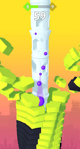 Android application Easy Stack Color Ball screenshort