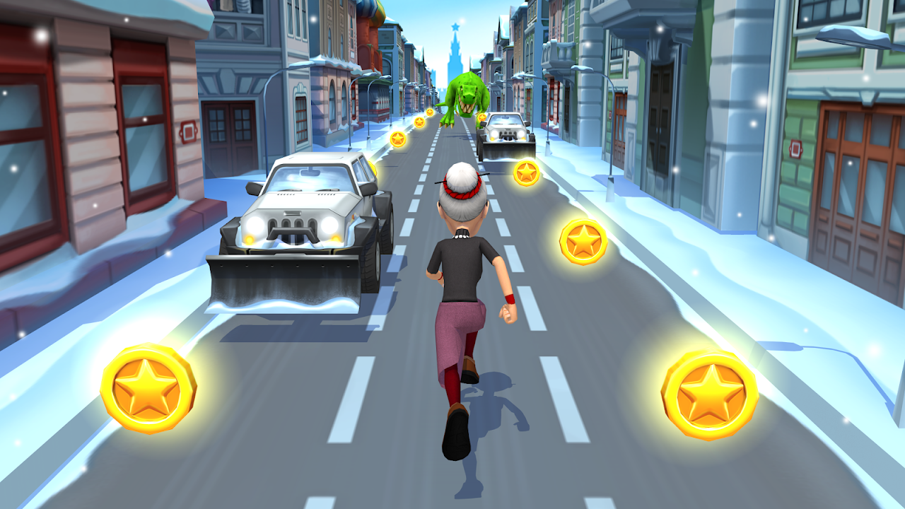 Download Angry Gran Run (MOD Unlimited Coins)