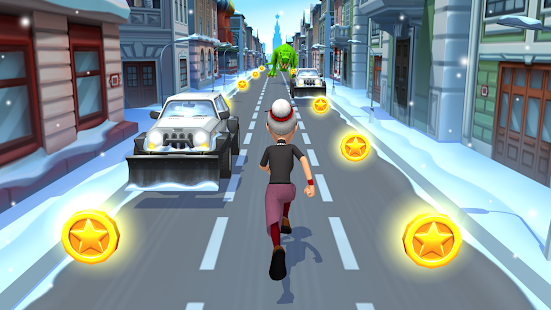 Angry Gran Run - Running Game MOD APK (Premium/Unlocked) screenshots 1